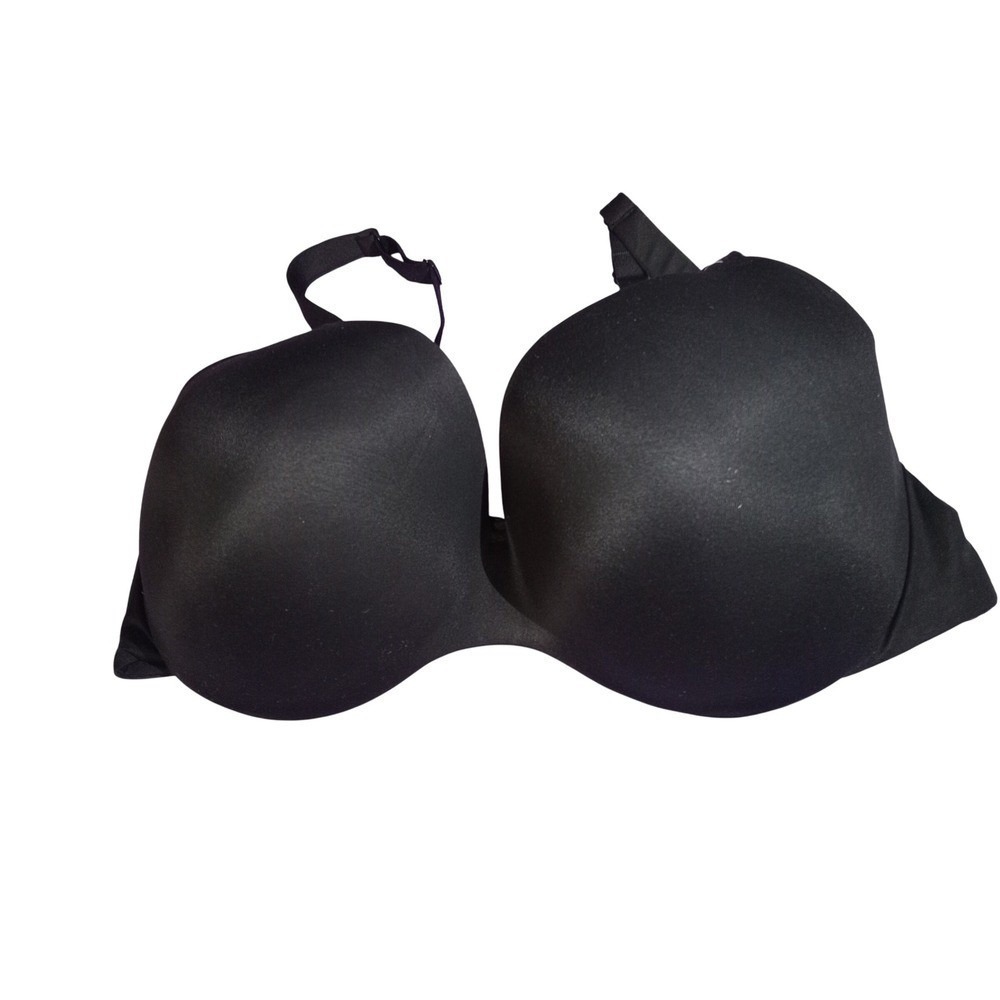 Auden Smooth Balconette Bra Black Underwire Molded Cup 44DDD